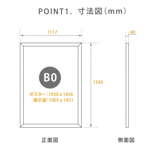 看板通販サインキングダム / 【送料無料】LEDポスターパネル 1117mm 