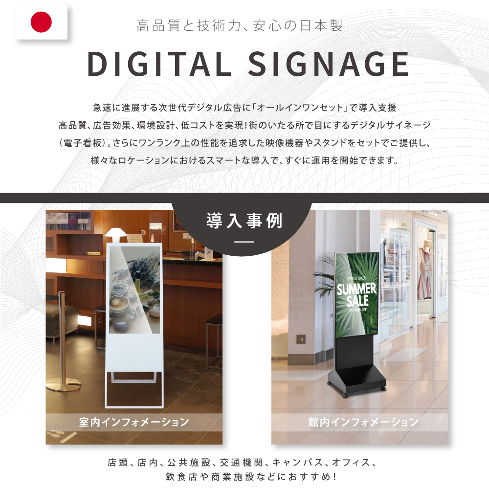 看板通販サインキングダム / 屋内仕様 デジタルサイネージ 4350インチ