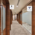 「meeting room」室名札 H250mm 突出型 サインプレート 室名表示板 案内サイン rp-mark-01 4