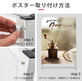 A型スタンド看板 A2サイズ 化粧ビスタイプ 両面仕様 屋内対応 耐候 軽量 アルミフレーム スタイリッシュ スタンドサイン 店舗用看板 シルバー aas-a2d 5