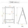 A型LEDライトパネル 風対策セット A1 片面 シルバー・ブラック 3set-lps-a1s 2