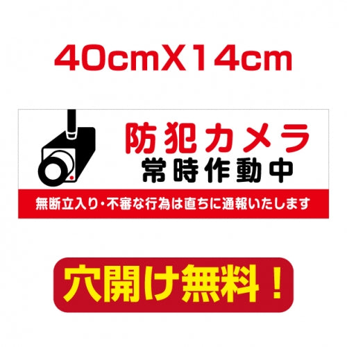 アルミ複合板　プレート看板 看板 標識 40*14cm camera-34