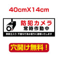 アルミ複合板　プレート看板 看板 標識 40*14cm camera-37 1