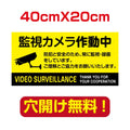アルミ複合板　プレート看板 看板 標識 40*20cm camera-44 1