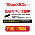 アルミ複合板　プレート看板 看板 標識 40*20cm camera-46 1