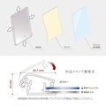 ポスターフレーム 屋外用 B1 四辺開閉式 シルバー/ブラック/ライトブラウン 壁付 グリップ W780×H1080mm PG-B1 3