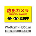 防犯カメラ 監視中 パネル看板 プレート看板 W600xH350mm camera-269 1
