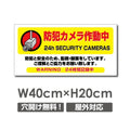 W400xH200mm 防犯カメラ作動中 パネル看板 プレート看板  camera-330 1