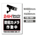 W400xH600mm カメラ録画中 監視カメラ作動中 パネル看板 camera-377 1