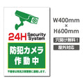 W400xH600mm カメラ録画中 監視カメラ作動中 パネル看板 camera-379 1