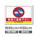 駐車ご遠慮下さい W450mmxH300mm 駐車禁止 看板 car-342 1
