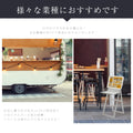 メニュースタンド 折りたたみ式 クリップ開閉式 W555×H1300mm 店舗用 スタンド看板 ラックスタンド tks-ksd-stm 4