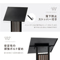 メニュースタンド看板 A3 片面 横型 W560×H1120mm 店舗用 メニュー看板 レストラン カフェ tks-kmd03 3
