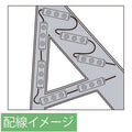 LEDモジュール チャンネル専用100V 消耗電力0.5W 最大連結200個 省エネ jy-1850 4