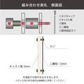 表札 戸建て 門札 エクステリア 玄関 透明キャスト板 屋外 gs-nmpl-1001 5