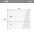 透明 ビニールスタンド ビニールカーテン 約W975mmxH820mm ybp-9782m 2
