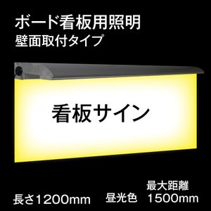 1200mmボード用看板照明 取付簡単 看板照明 投光器 高さ1500mm看板対応　t1200