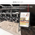 A型スタンド看板 激安コスパタイプ A1 片面 ブラック kjc-a1-s 4