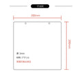 メール便 アクリル看板 200x200mm 両面OPENCLOSED チェーン付 aku-opcl 2