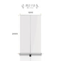 飛沫感染予防 ロールアップ収納式 jb-r-s18-120200 2