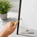 日本製 屋外対応 折り畳み型 スチール製A型スタンド掲示板屋両面表示H790mm OKINA-AISR-790 4