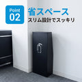 スチール製 消火器スタンド 消火器カバー おしゃれ スリム設計 省スペース 店舗・オフィス用 MC3A-520 3