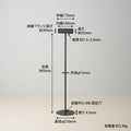 スチール製 案内ポール スタンドサイン 長方形型 H1050mm 店舗用 案内看板 誘導サイン PSS-R17 7