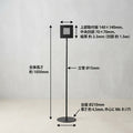 スチール製 案内ポール スタンドサイン 正方形型 H1050mm 店舗用 案内看板 誘導サイン PSS-S14 7