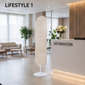 木製案内スタンド 案内板 300×1200mm ナチュラル 自立式 室内用 店舗・業務用 RWS-1200 7