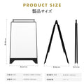 日本製 屋内用 折り畳み型 スチール製a型スタンド看板 A1サイズ 両面 スタンドプレート taa-a1-d 9