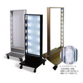 LED看板 薄型 電飾スタンド看板 内照式 店舗用 屋外看板 W400×H1100mm 3色展開 シルバー ブラック ゴールド TL-N380 5