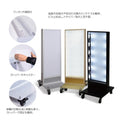 LED看板 薄型 電飾スタンド看板 内照式 店舗用 屋外看板 W560×H1500mm 3色展開 シルバー ブラック ゴールド TL-N600 3