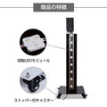 LED看板 スタンド 店舗用 電飾看板 点滅 高輝度 屋外 W700×H1775mm シルバー ブラック tlk-770 2