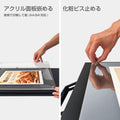 取っ手付き 両面表示 家庭用プリンター用紙 A4 B4対応 化粧ビス止め TSPスチール台+B4挟み面板 ya-tsp34 4
