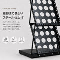 カタログスタンド 折りたたみ A4 4段 スチール製 パンフレットスタンド マガジンラック コンパクト 持ち運び 軽量 組み立て不要 店舗 展示会 zlj-a4st 7