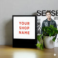 縁ありやわらかな光で視線を集めるライト・サイン LIGHT BOX サイン CLBN-250 1