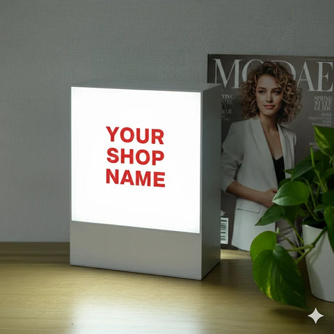 縁なしやわらかな光で視線を集めるライト・サイン LIGHT BOX サイン CLBC-250