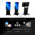 デジタルサイネージ 43インチ 4K 傾斜型スタンドセット 縦横自由 可動 業務用 電子看板 ディスプレイ USBメモリー 大画面 液晶ディスプレイ 看板 店舗用 広告モニター 液晶パネル dsns-43-4k-a 3