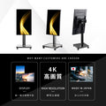 デジタルサイネージ 43インチ 4K 自立型型スタンドセット 縦横自由 可動 業務用 電子看板 ディスプレイ USBメモリー 大画面 液晶ディスプレイ 看板 店舗用 広告モニター 液晶パネル dsns-43-4k-b 3