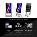デジタルサイネージ 43インチ 4K 傾斜イーゼル型スタンドセット  縦横自由 可動 業務用 電子看板 ディスプレイ USBメモリー 大画面 液晶ディスプレイ 看板 店舗用 広告モニター 液晶パネル dsns-43-4k-e 3
