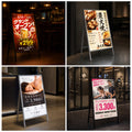 LED A型スタンド看板 A1 片面 高輝度 3000lux 光るポスターパネル 電飾看板 メニューボード 折りたたみ 屋内用 ブラック ホワイト f-led-pu-a1s 9