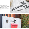 表札 戸建て おしゃれ 一軒家 玄関ドア 漢字+英字 戸建て ステンレス gs-nmpl-1020 3