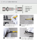 表札 戸建て おしゃれ 一軒家 玄関ドア 漢字+英字 戸建て ステンレス gs-nmpl-1020 10