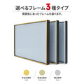 宅地建物取引業者票 高級フレーム付き W455×H355mm アルミ複合板 法定看板 事務所用 gs-pl-sL0736-tr 3