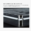 宅地建物取引業者票 透明×黒アクリル 二層式 文字彫刻加工 W450×H350×5mm 法定看板 gs-pl-tr-t-ck 5