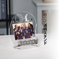 スポーツ フォトフレーム アクリル 写真立て 名入れ刻印対応 記念品 イベント用 スタンド gspl-13 1