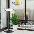 記名台 メニュースタンド看板 片面 W350×H1065mm 店舗用 メニュー台 受付台 案内スタンド jst-spm-nw460t 7