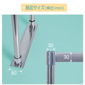 日本製 ステンレス置き棚 二段棚 W525×D320×H800mm 業務用 キッチンラック 作業台棚 上棚 厨房収納 kot-800 7