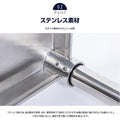 日本製 ステンレス置き棚 W730×D320×H800mm 二段棚 業務用 上棚 キッチンラック 作業台収納 kot2-7332 4