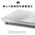 日本製 ステンレス置き棚 二段棚 W350×D600×H800mm 業務用 キッチンラック 上棚 作業台棚 厨房収納 kot2ba-3560 5